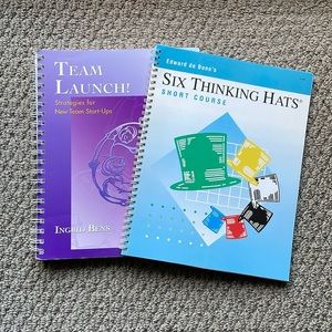 Bundle of 2 Team Building & Leadership Books - Team Launch! & Six Thinking Hats